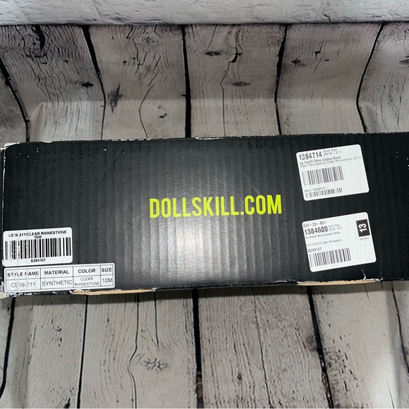 Club Exx Dolls Kill Icy Sheriff Shine Rhinestone Embellished Cowboy Boots - Picture 6 of 17